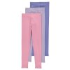 GX556: Girls 3 Pack Ribbed Leggings  (6-7 Years)